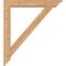 Ekena Millwork Traditional Traditional Smooth Bracket w/ Offset Brace, Western Red Cedar, 5 1/2"W x 32"D x 36"H BKT0604X32X36TRA01SWR - alternate 3